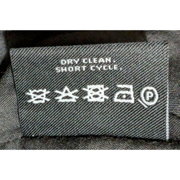 Carlisle Skirt 8 Turquoise Black Abstract Plaid Cotton Lined Dark Academia Prep - Picture 9 of 9